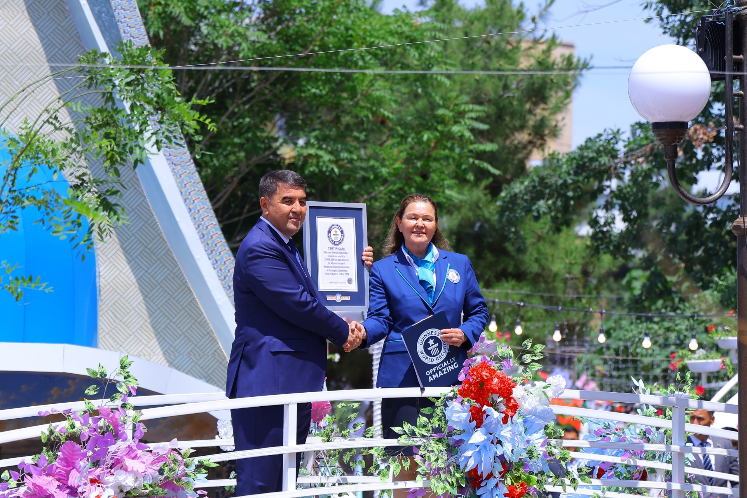 Namangan Once Again Becomes the Capital of Flowers: The 65th International Flower Festival Continues