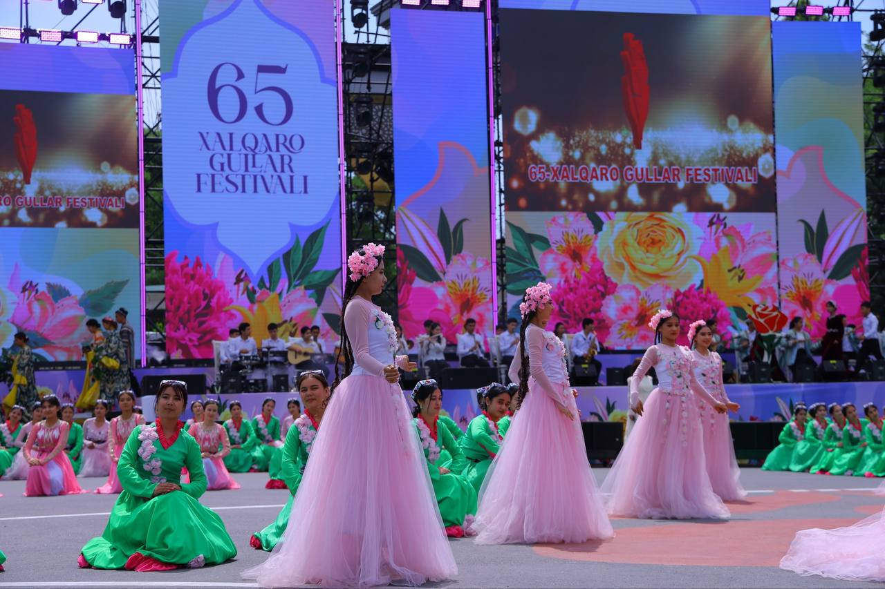 Namangan Once Again Becomes the Capital of Flowers: The 65th International Flower Festival Continues